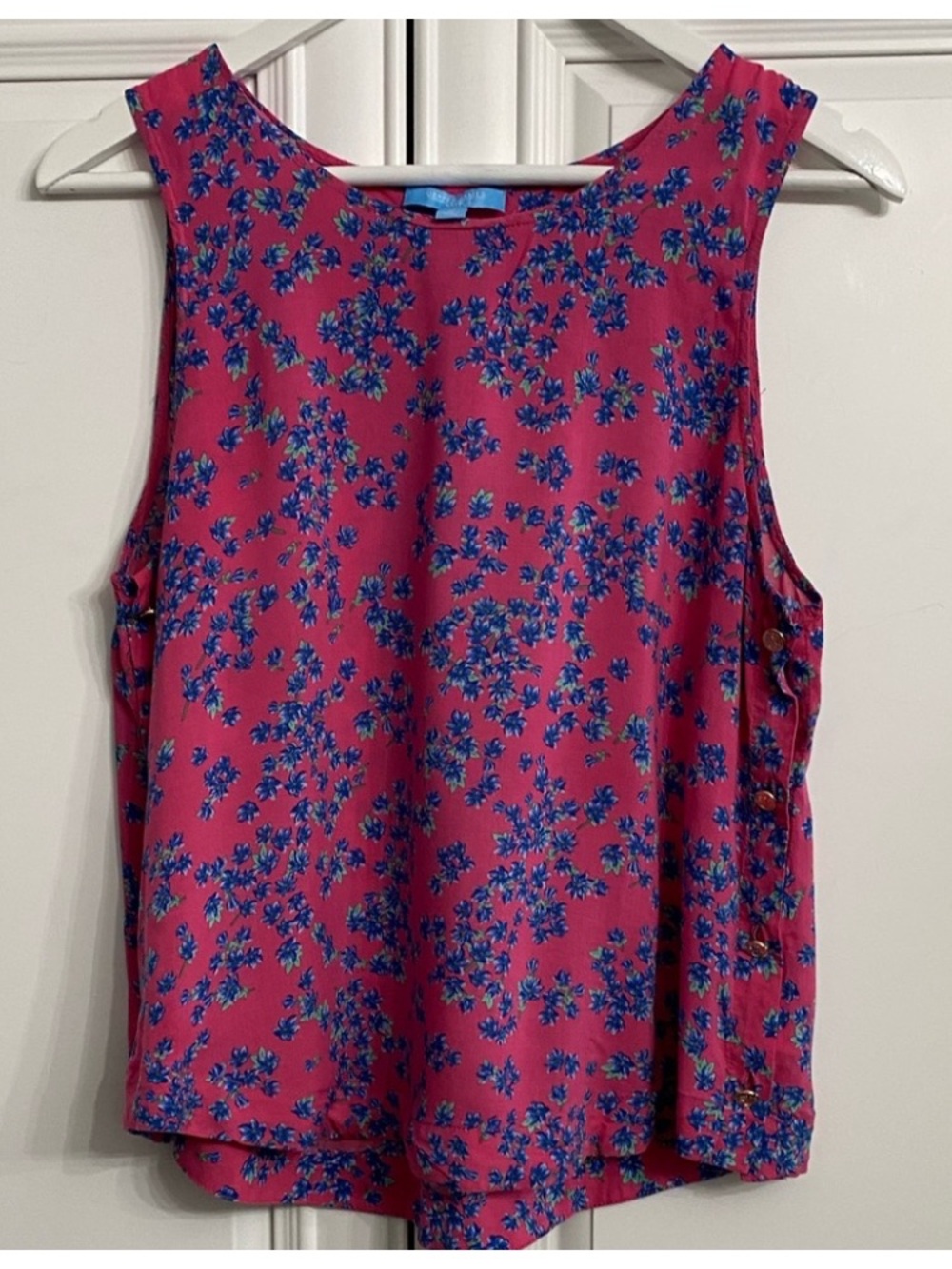 Draper James Women Sleeveless Scoop Neck Top Size Medium